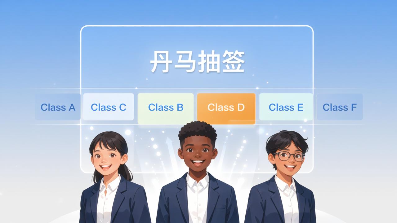 分班抽签怎么抽？丹马抽签帮你搞定下学期分班