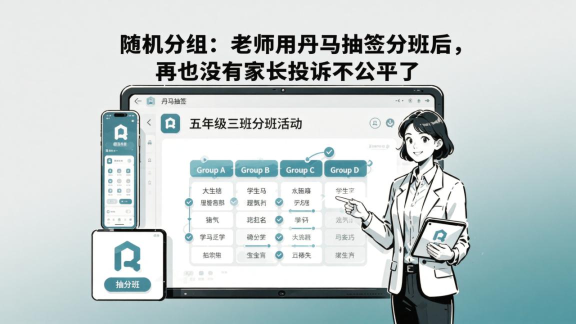 随机分组：老师用丹马抽签分班后，再也没有家长投诉不公平了