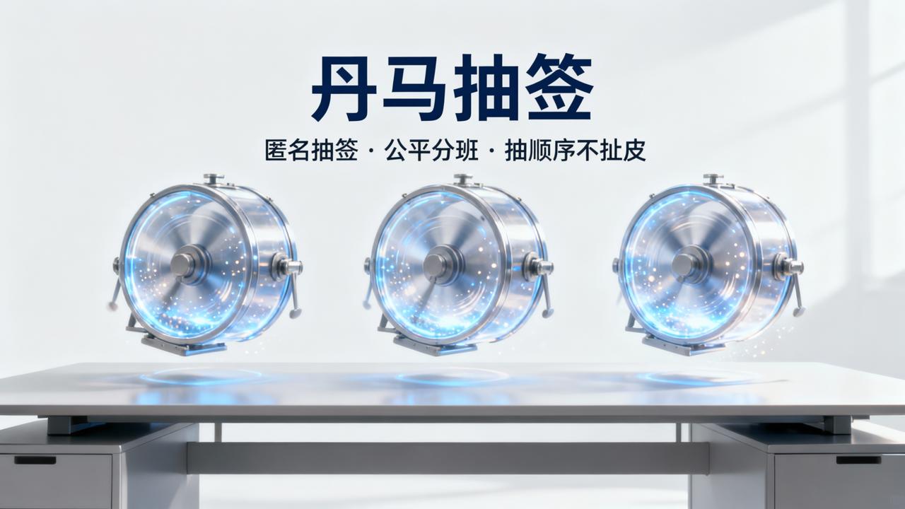 分班抽签怎么做：丹马抽签，支持匿名抽顺序不扯皮