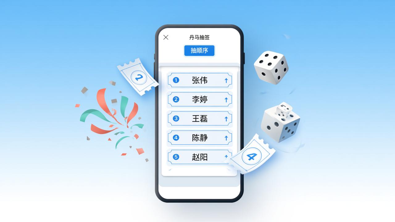 抽顺序小程序怎么用？