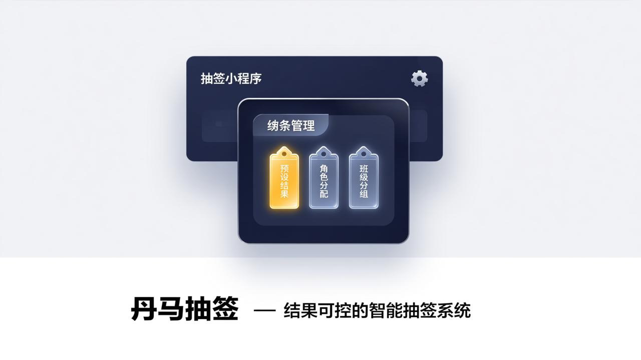 抽签小程序可以设定结果吗