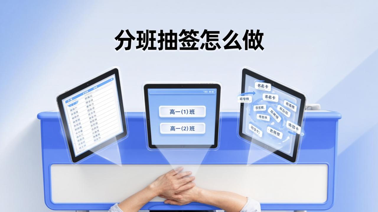 分班抽签怎么做