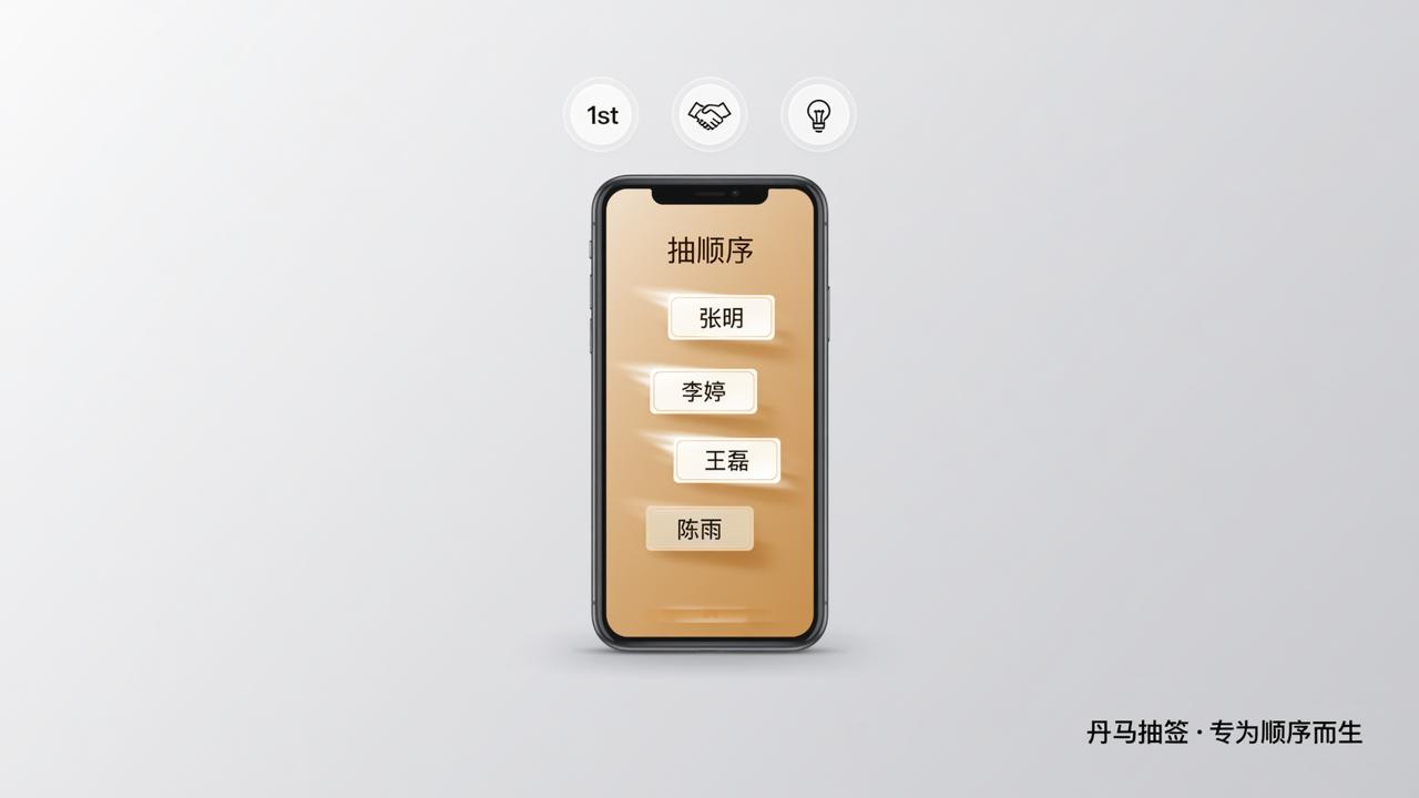 抽顺序的微信小程序