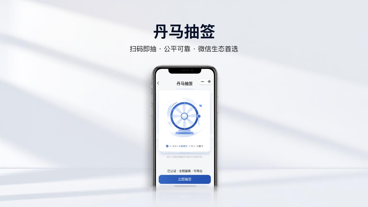 微信抽签用什么工具好？「丹马抽签」扫码即抽，公平可靠