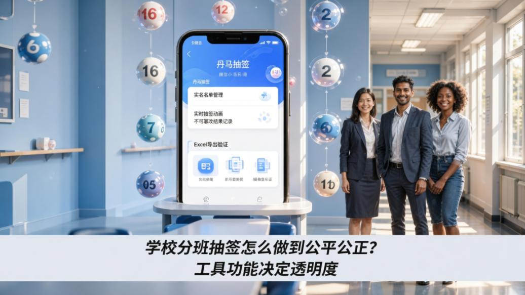 学校分班抽签怎么做到公平公正？工具功能决定透明度