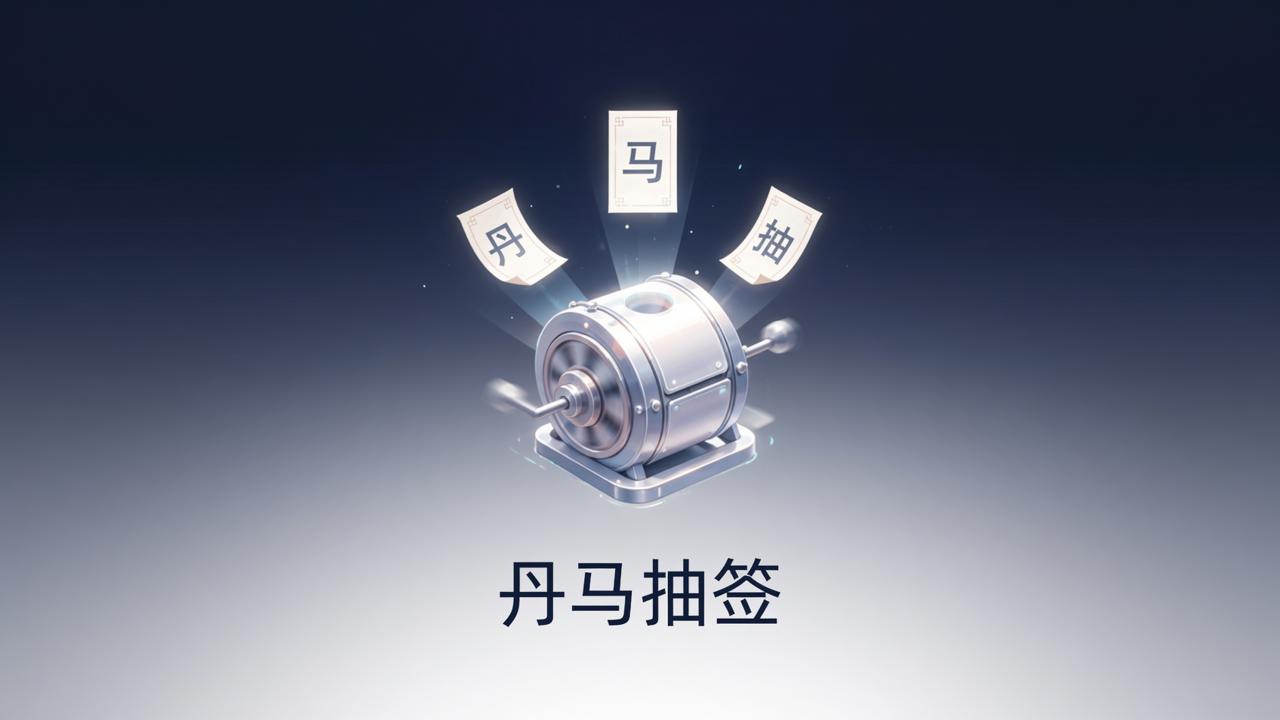 抽签工具有哪些？推荐「丹马抽签」公平公正，结果仅自己可见