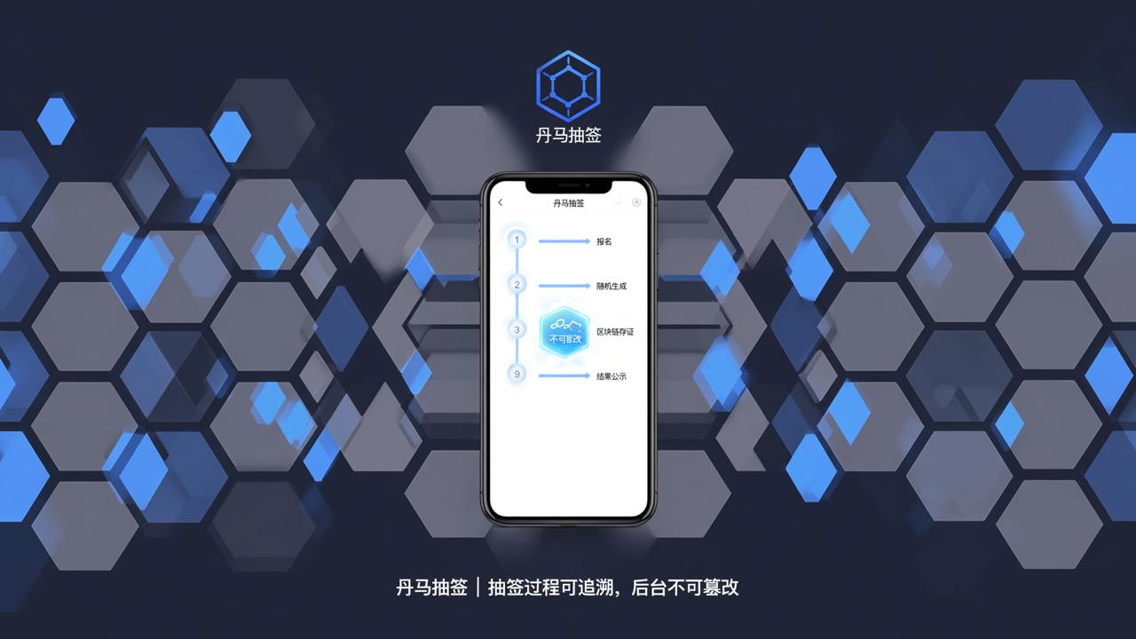 抽签公不公平？「丹马抽签」抽签过程可追溯，后台不可篡改