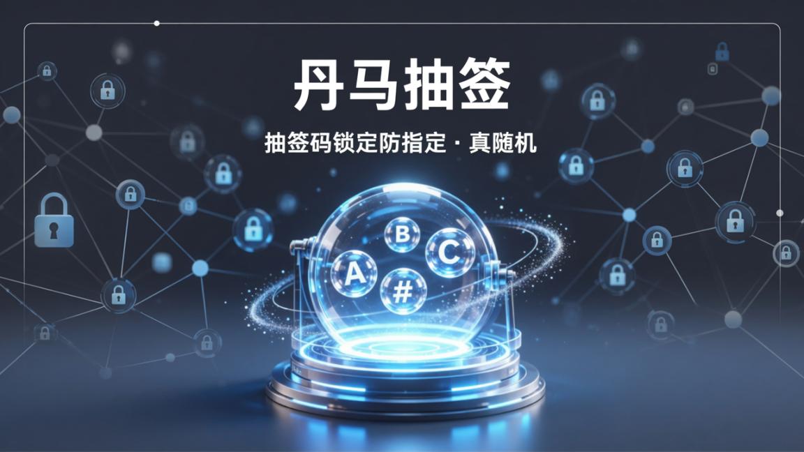 抽签可以内定吗？「丹马抽签」抽签码锁定防指定，真随机