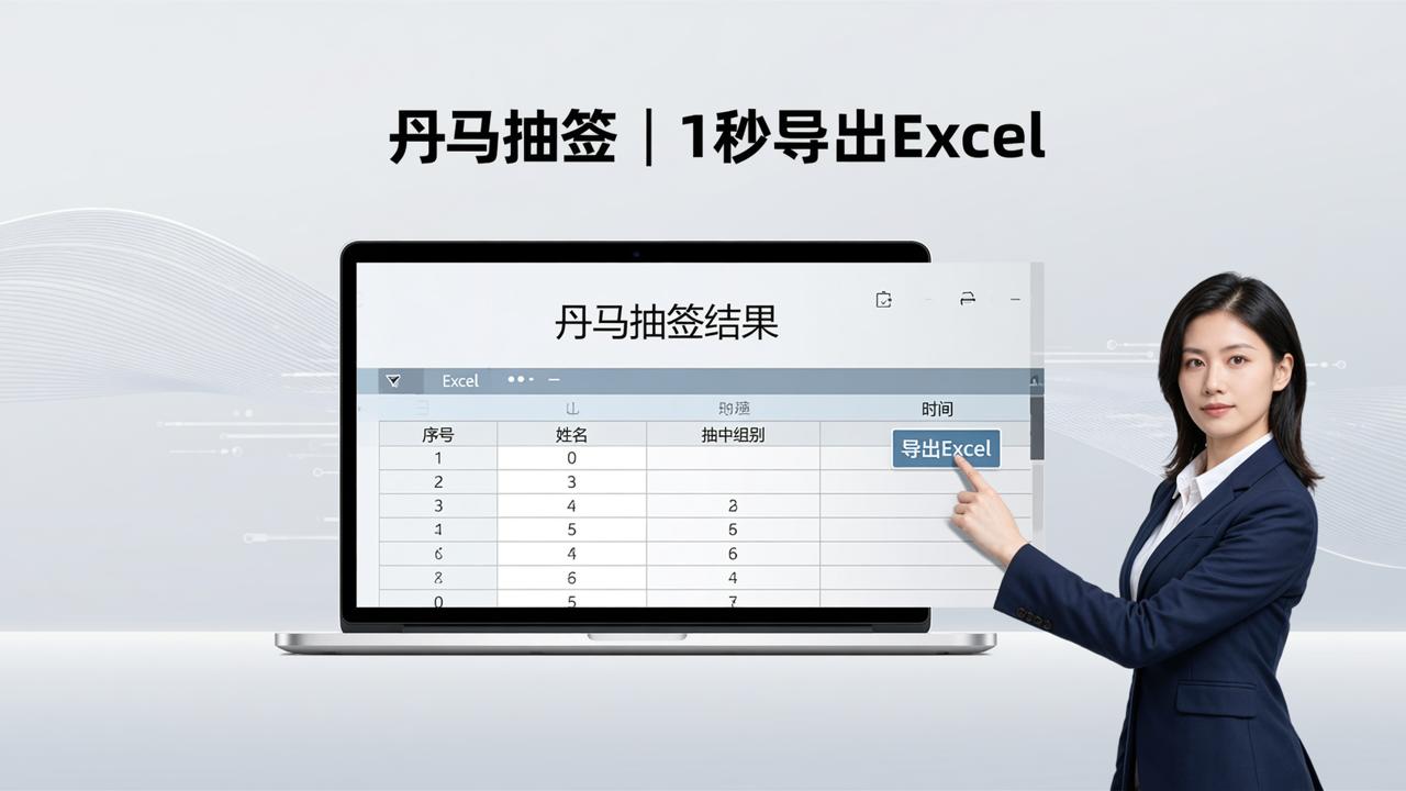 抽签结果怎么导出Excel表格？丹马抽签结果导出教程
