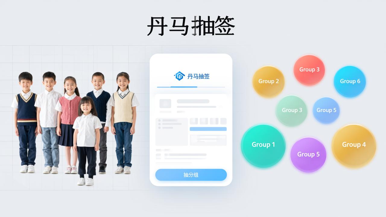 随机分组工具哪个好用？「丹马抽签」在线随机分组，导入名单一步完成