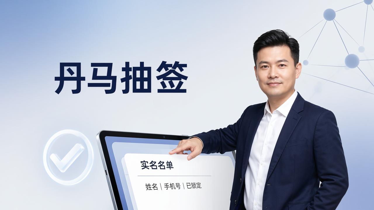 抽签怎么指定参与人员？「丹马抽签」实名名单设置，指定谁参与谁才能抽