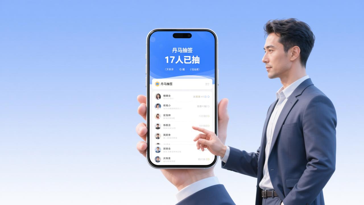 抽签已抽人数怎么查看？「丹马抽签」实时显示已抽签人数，随时掌握抽签进度