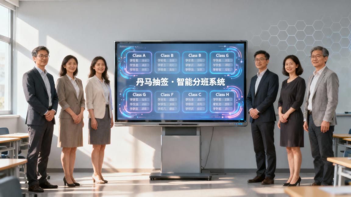 新生分班抽签怎么做：丹马抽签，扫码即分结果秒出公平公正