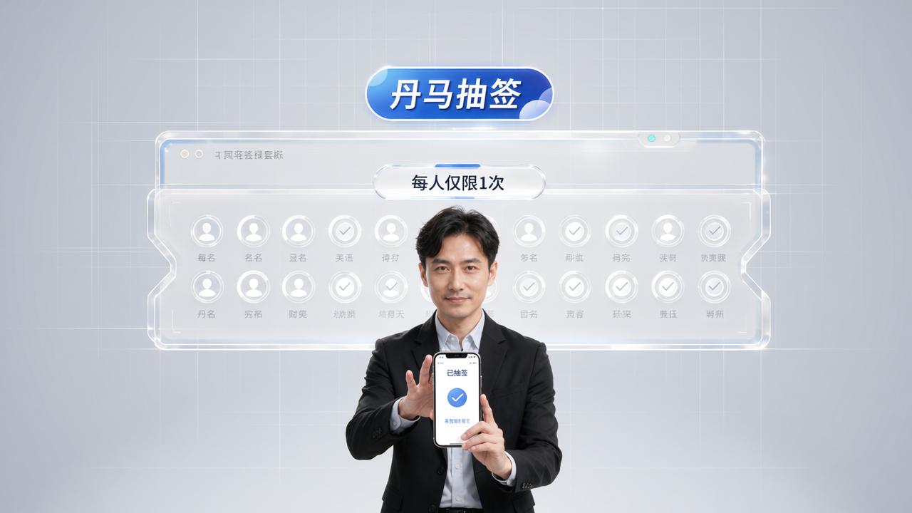 抽签次数怎么限制？「丹马抽签」设置每人抽签次数，公平控制抽签活动