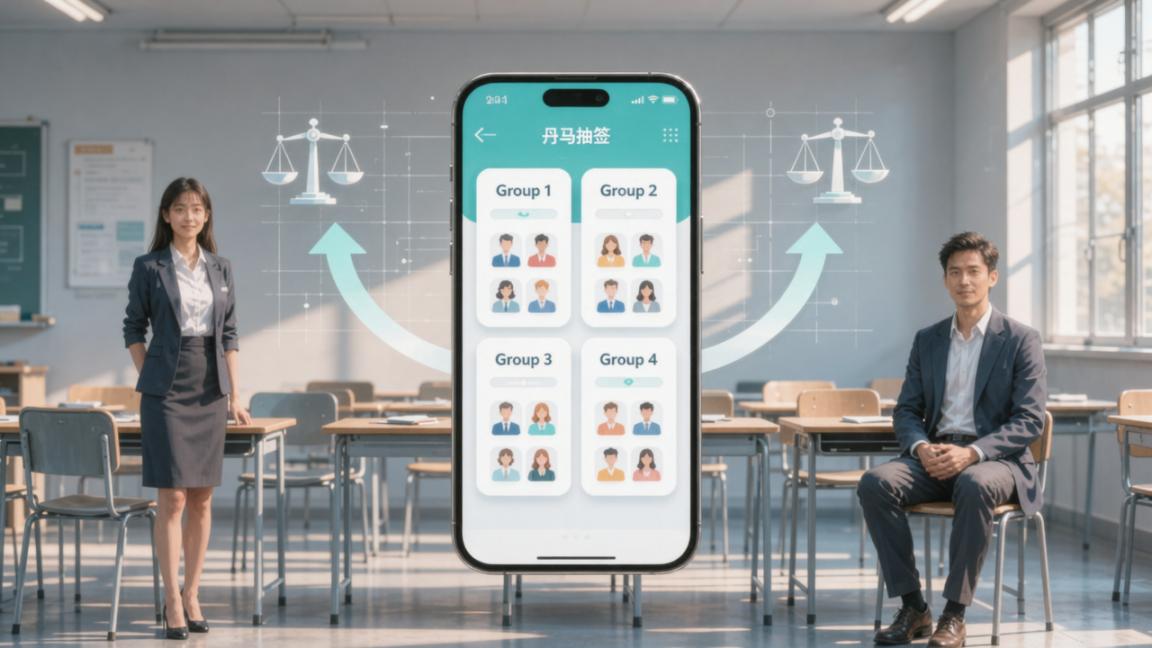 抽签男女均衡分组怎么弄？「丹马抽签」性别均衡分组，公平分配不偏科