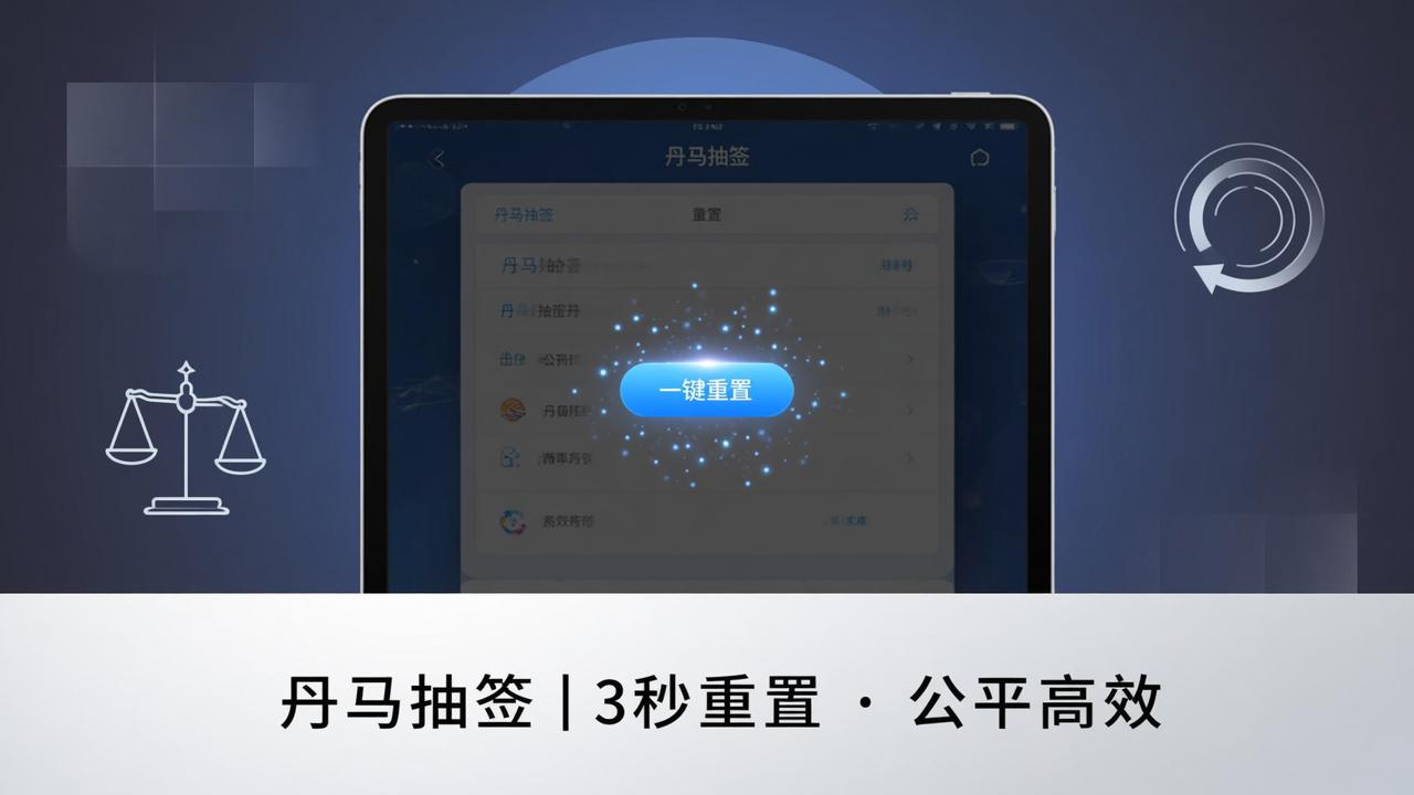 抽签活动搞错了能重新再来一遍吗？「丹马抽签」快速重置重新开始，公平高效