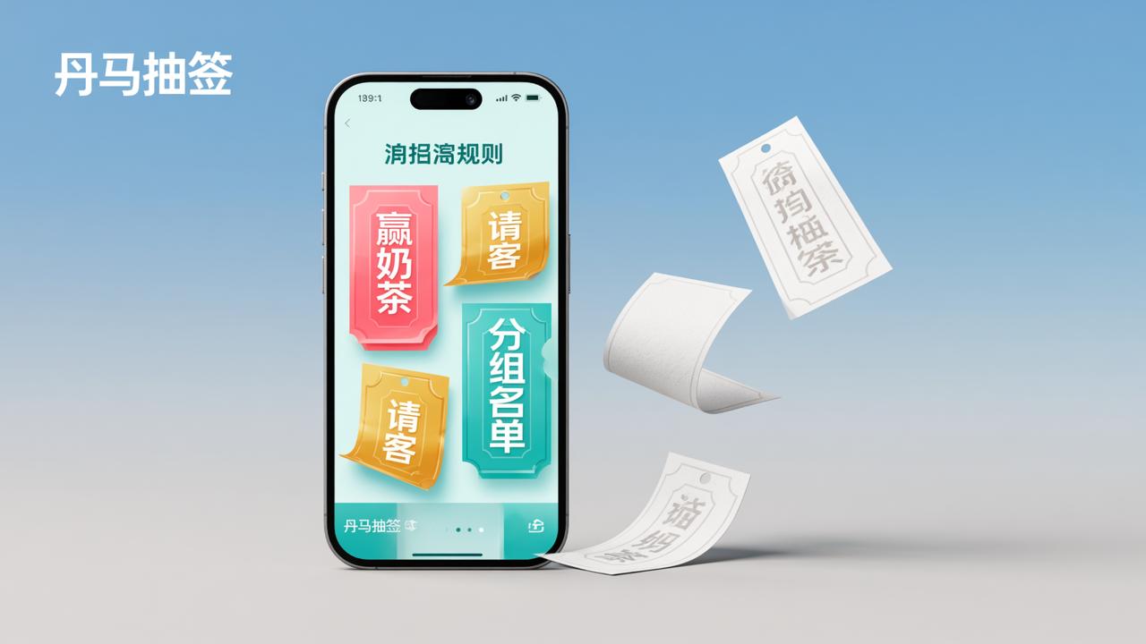 抽签阄条怎么写自定义？丹马抽签自由创建个性化抽奖规则