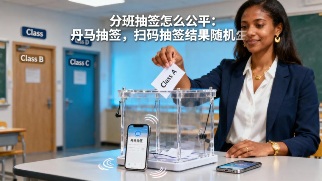 分班抽签怎么公平：丹马抽签，扫码抽签结果随机公正