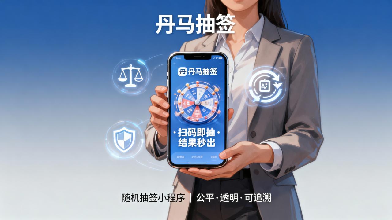 随机抽签小程序：丹马抽签，扫码即抽结果秒出公平透明
