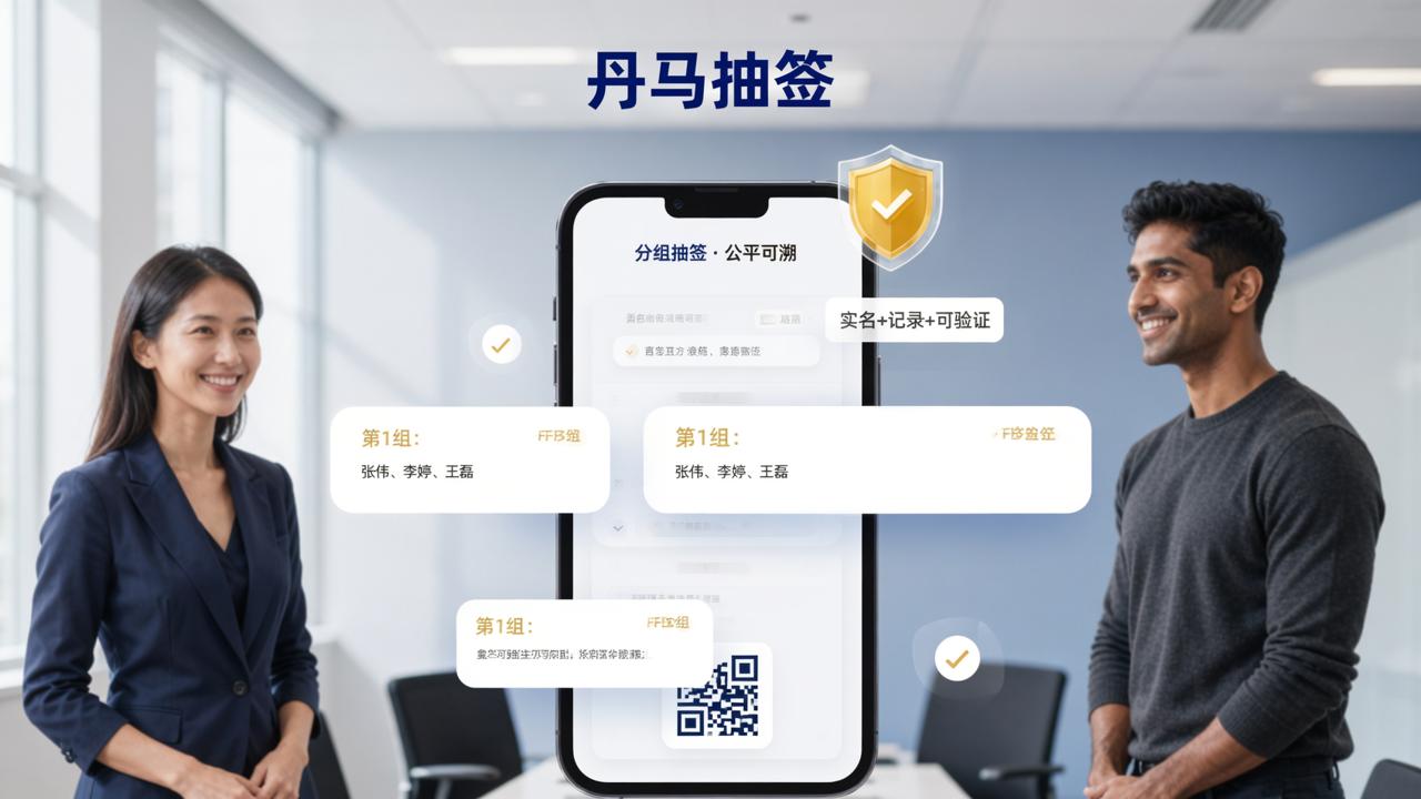 分组抽签怕不公平？丹马抽签小程序，扫码随机抽签，结果秒出有记录
