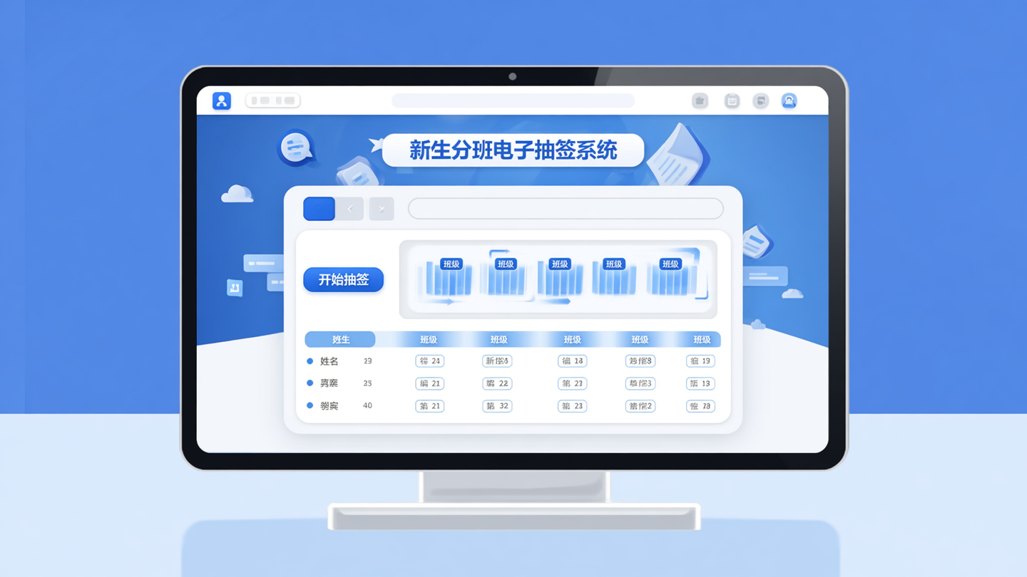 随机分班抽签系统：丹马抽签，新生一键分班公平透明人人可见